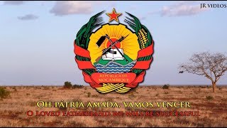 National Anthem of Mozambique PTEN lyrics  Hino nacional de Moçambique [upl. by Damiani419]