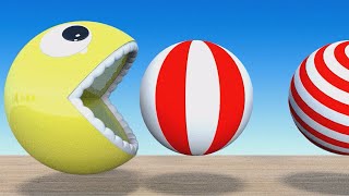 Giant Candy Ball and 3d Pacman [upl. by Roee]