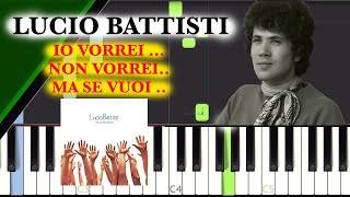 Lucio battisti  Io VorreiNon VorreiMa Se Vuoi TUTORIAL SYNTHESIA [upl. by Boorer]