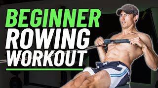 Dont MISS This CRITICAL Beginners Rowing WORKOUT [upl. by Midis]