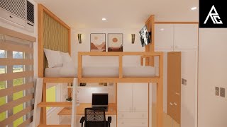 Impressive Loft Bed Idea for Small Rooms [upl. by Ordep]