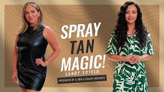 Spray Tan Magic Presented by G Skin amp Beauty Institute [upl. by Fitton]