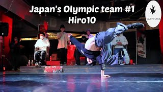 Japans Olympic breaking team 1 Bboy Hiro 10 Powermove genius [upl. by Rose]