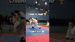 Champ Of Champ KUMITE FIGHT Semi final karate kumite coc karatefight nagpur shorts [upl. by Llehcsreh206]