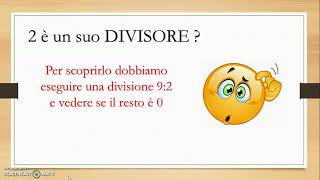 Matematica classe quarta Divisori di un numero scuola primaria [upl. by Pliner]