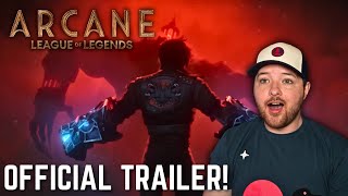 Arcane Season 2  Official Trailer REACTION [upl. by Huldah243]