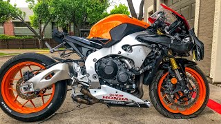 Rebuilding A Crashed Honda CBR 1000RR Repsol Editon  Custom Project Pt 2 [upl. by Rois]