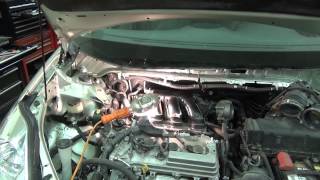 2008 Toyota Sienna Spark Plug change [upl. by Annahsor]