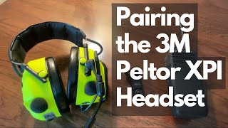 How to Pair the 3M Peltor Protac XPI Headset to a TwoWay Radio [upl. by Bunnie598]