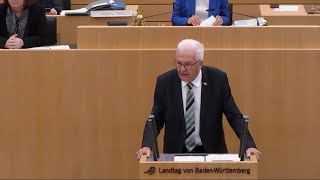 Regierungserklärung von Ministerpräsident Kretschmann zum Sicherheitspaket [upl. by Anassor]