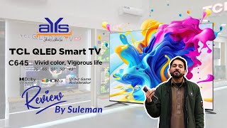 TCL C645 QLED Smart TV Review  TCL LED Review  AYS Electronics reels homeappliances tcl [upl. by Schifra]