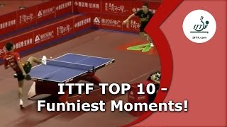 Table Tenniss 10 Funniest Moments [upl. by Aieki]