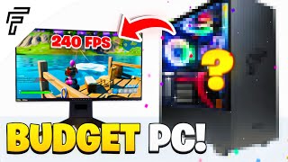 The BEST Budget Gaming PC For Fortnite 200 FPS [upl. by Enila140]