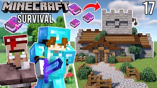 Getting the BEST Armor Upgrades  Minecraft Chill Lets Play  Episode 17 [upl. by Wini987]