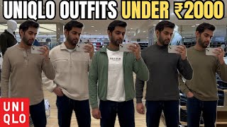 UNIQLO Winter Outfits Under ₹2000  UNIQLO Winter Haul 2024 [upl. by Nigel]