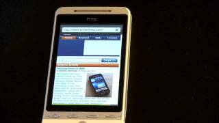 HTC Hero Web Browser [upl. by Vi]