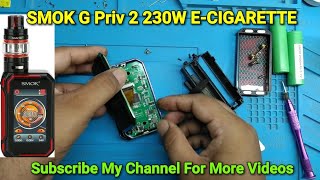 SMOK G Priv 2 230W ECIGARETTE Disassembly amp Charging Port Repair [upl. by Enilorac]