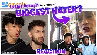 Confronting Our Biggest Hater Larray Reaction Video [upl. by Reham]