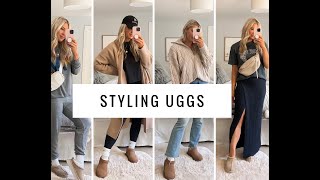 Styling Uggs  Uggs Slippers  How To Style Uggs [upl. by Cychosz878]