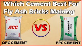 Difference Between OPC Cement VS PPC Cement [upl. by Roi]