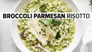 BROCCOLI PARMESAN RISOTTO  The perfect risotto recipe [upl. by Laurette]