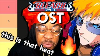 BEST ANIME OST  BLEACH OST REACTION amp RANKING [upl. by Esela828]