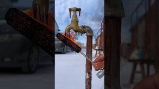 How to melt frozen taps in cold countries shortsvideo [upl. by Lamberto]