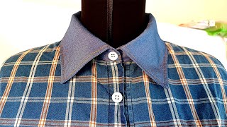 como hacer molde de cuello y confeccion de camisa para hombre [upl. by Any]