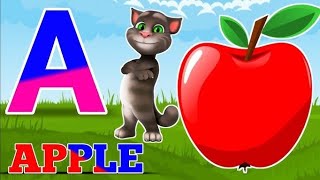 A B C Alphabet letter  A for Apple B for ball C for cat  Apple ball cat dog  A B C D [upl. by Allebasi30]