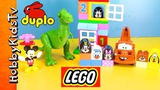 Duplo Disney Jr LEGO Mickey Mouse and Friends HobbyKidsTV [upl. by Noelyn563]