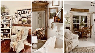 Welcome to Aesthetic Home Decor Staff Vintage Rustic Farmhouse Coziness Tour [upl. by Jaqitsch]