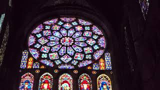 Inside Chartres Cathedral in France  Cathédrale NotreDame de Chartres [upl. by Kavita]