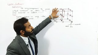 Crystal lattice  11th class Chemistry  chapter number 4 [upl. by Einnad761]