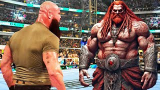 ❄️Full Match  Braun Strowman vs The Thor Muscle  WWE2K Nov 20 2024 [upl. by Aleta123]