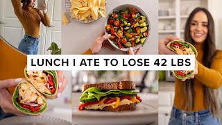 Easy lunches I ate to lose 42 lbs high protein  low calorie [upl. by Rebbecca]