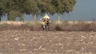 BAANTEST Alfred Gerrits MX EVENT 2014 met 85cc GW KAMPIOEN Youri van t Ende [upl. by Nolana]