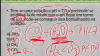 QUIMICA  exercicios pH propriedades  Luis Carlosmp4 [upl. by Aleinad370]