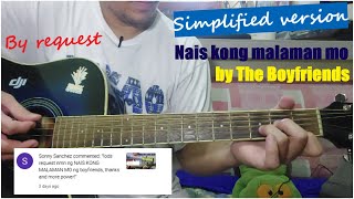 Nais kong malaman mo by The Boyfriends by request guitar tutorial  Guitar Vlog 038 [upl. by Uella]