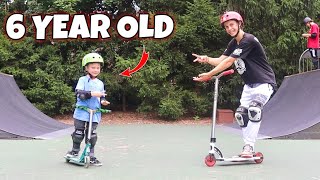 INSANE 6 YEAR OLD SCOOTER KID [upl. by Acireh]