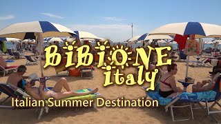 Bibione Italian Riviera close to Venice I Bibione Beach walking tour [upl. by Telimay]