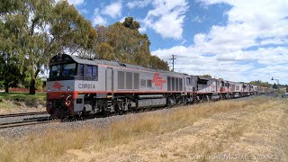 6PM9 SCT Freight Train At Anakie Loop 622024  PoathTV Australian Railways [upl. by Annayehc]