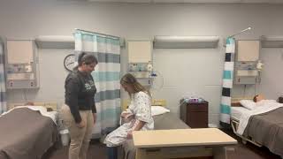 Nurse Aide Skill  3 Assist to Ambulate with the Gait Belt [upl. by Merfe]