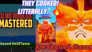 AWAKENED HELLFLAME IS FIRE LITTERALLY Boku no roblox [upl. by Osy]