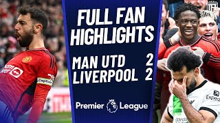 Liverpool BOTTLED IT Manchester United 22 Liverpool Highlights [upl. by Ohcirej]