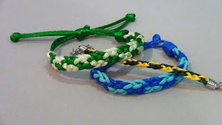 Pulsera Kumihimo Hira Kara Flat Braid 8 strands 6 [upl. by Sweet396]