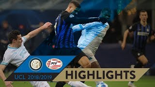 INTER 11 PSV  HIGHLIGHTS  Matchday 06  UEFA Champions League 201819 [upl. by Akiemat]