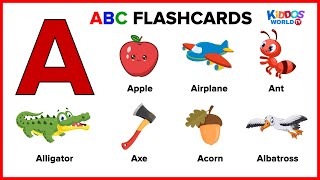 ABC Alphabet Video Chart  Learning The Letters and English Vocabulary for Preschool [upl. by Nugent]