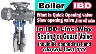 Why sequencenal Operation of IBD valves in Boilers  wright way to operate IBD valve [upl. by Rox]