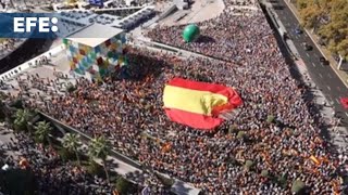 Centenares de miles de personas protestan en toda España contra la amnistía [upl. by Fausta604]