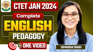 CTET 2024  English Pedagogy Complete Marathon by Himanshi Singh [upl. by Bianca433]